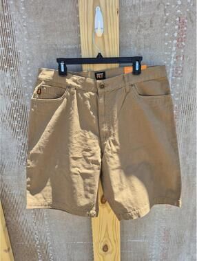Timberland Pro Men's Shorts 11" Son of a Short Canvas Work Dark Wheat Size 40